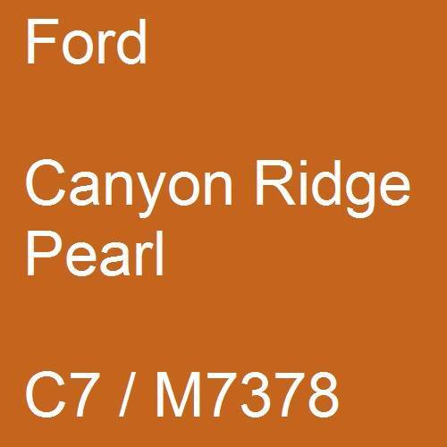 Ford, Canyon Ridge Pearl, C7 / M7378.